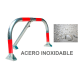 VALLA PARKING  MOD CLASSIC INOX C/PORTACANDADO