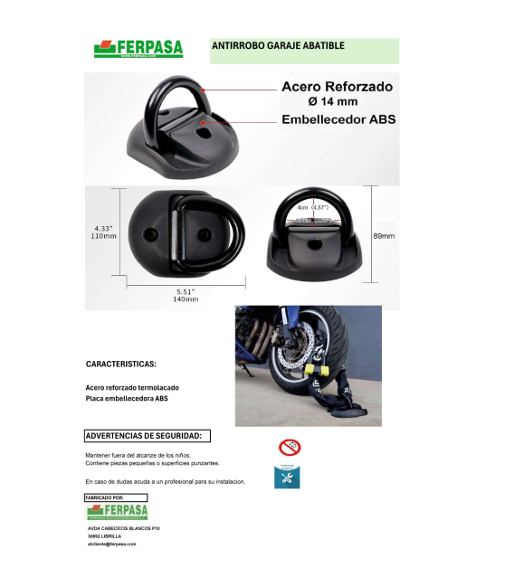 Antirrobo Garaje Abatible