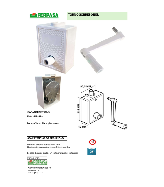 Torno Sobreponer 40KG