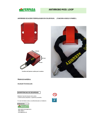 Antirrobo Garaje Mod. LOOP