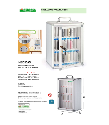 Casilleros para Teléfonos Móviles