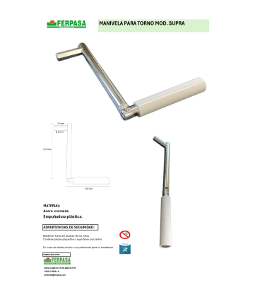 Manivela Torno Supra