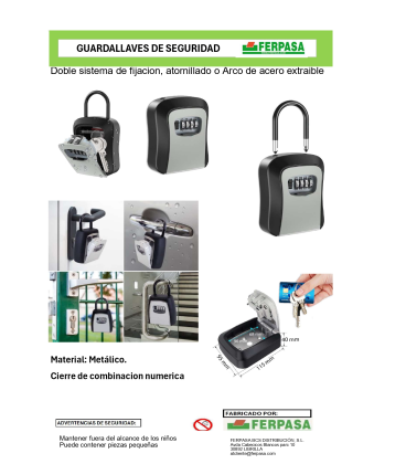 Guardallaves (Doble Sistema de Fijación)