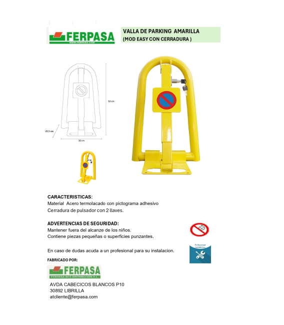 VALLA PARKING APARCAMIENTO