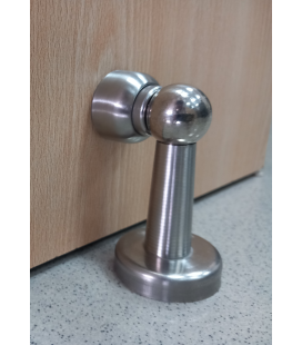 TOPE PUERTA MAGNÉTICO NÍQUEL