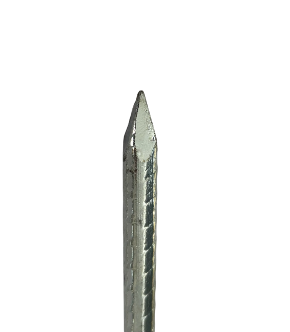 PIQUETAS DE ACERO GALVANIZADO 250X8 MM (BOLSA 10 UDS)