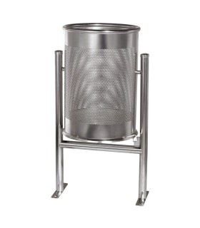 Papelera Mod Rhin Acero Inox