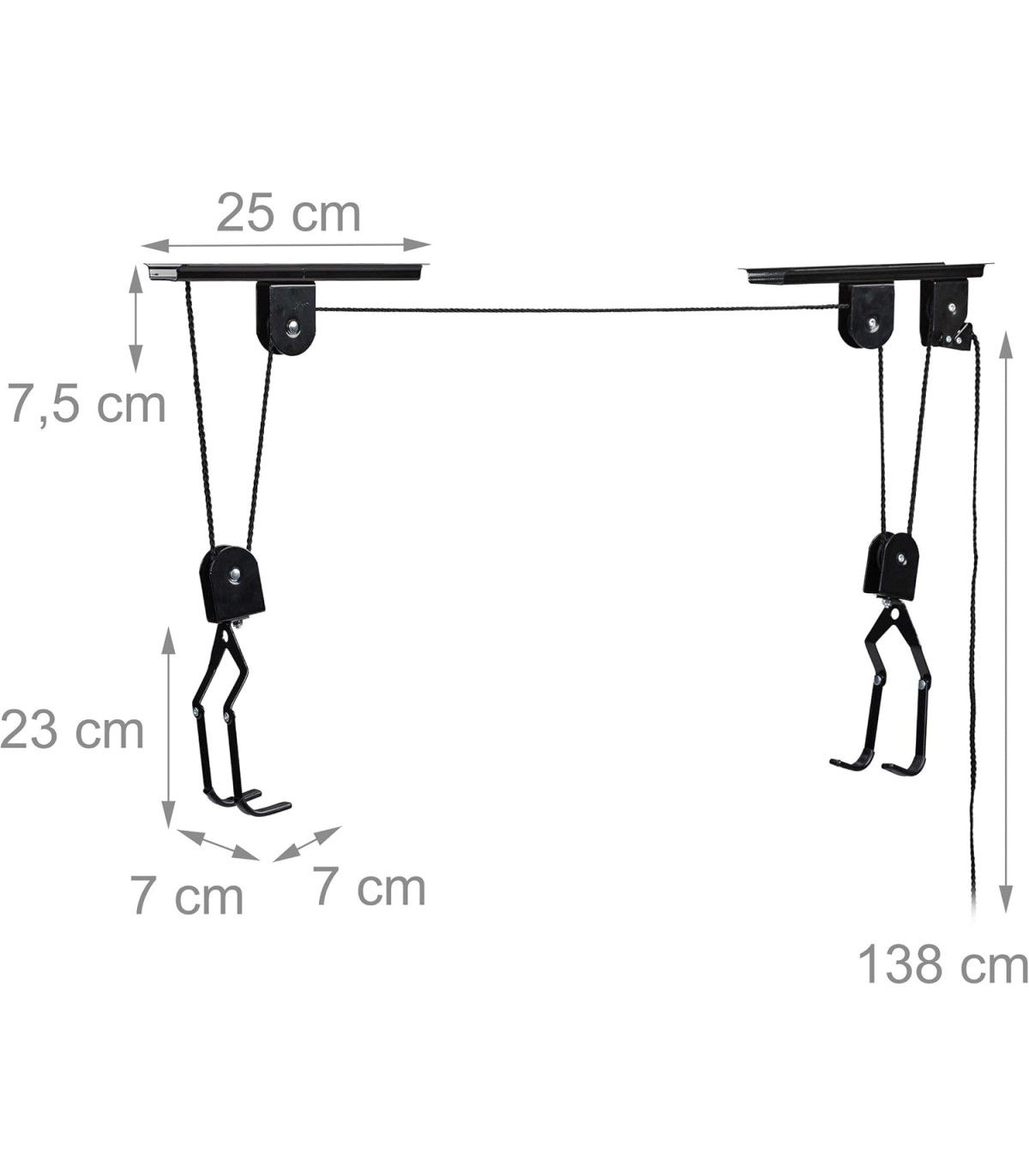 Soporte Colgador Bici Techo