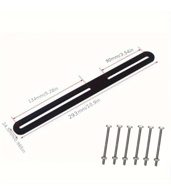 SOPORTE VERJA ACERO P/ BUZON