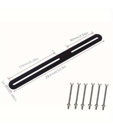 SOPORTE VERJA ACERO P/ BUZON