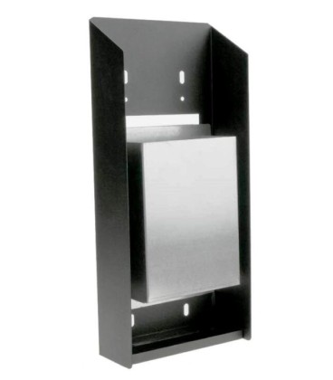 CENICERO PARED RECTANGULAR GRIS 15X6X32 CM