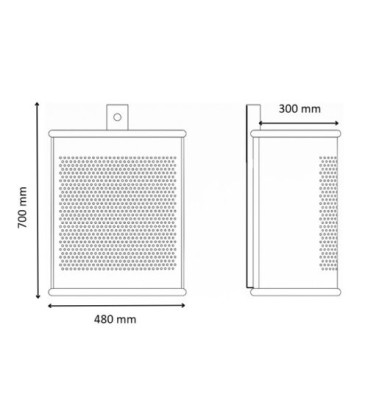PAPELERA MOD «NIZA» C/CERRADURA