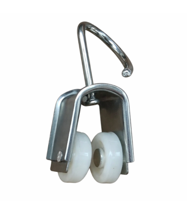 Poleas Dobles Correderas para Cortinas y Toldos