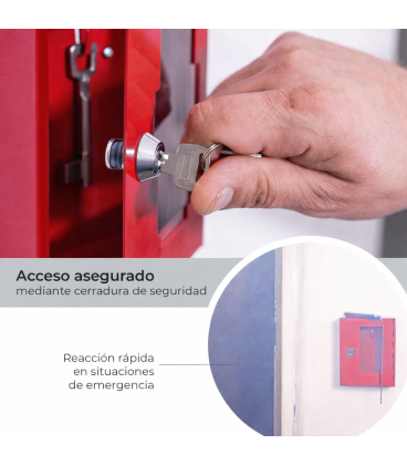 CAJA LLAVES DE EMERGENCIA 150X120X40 MM