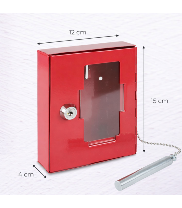 CAJA LLAVES DE EMERGENCIA 150X120X40 MM