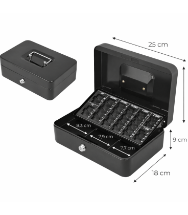 Caja de Caudales con Bandeja Contadora de Monedas/Billetes