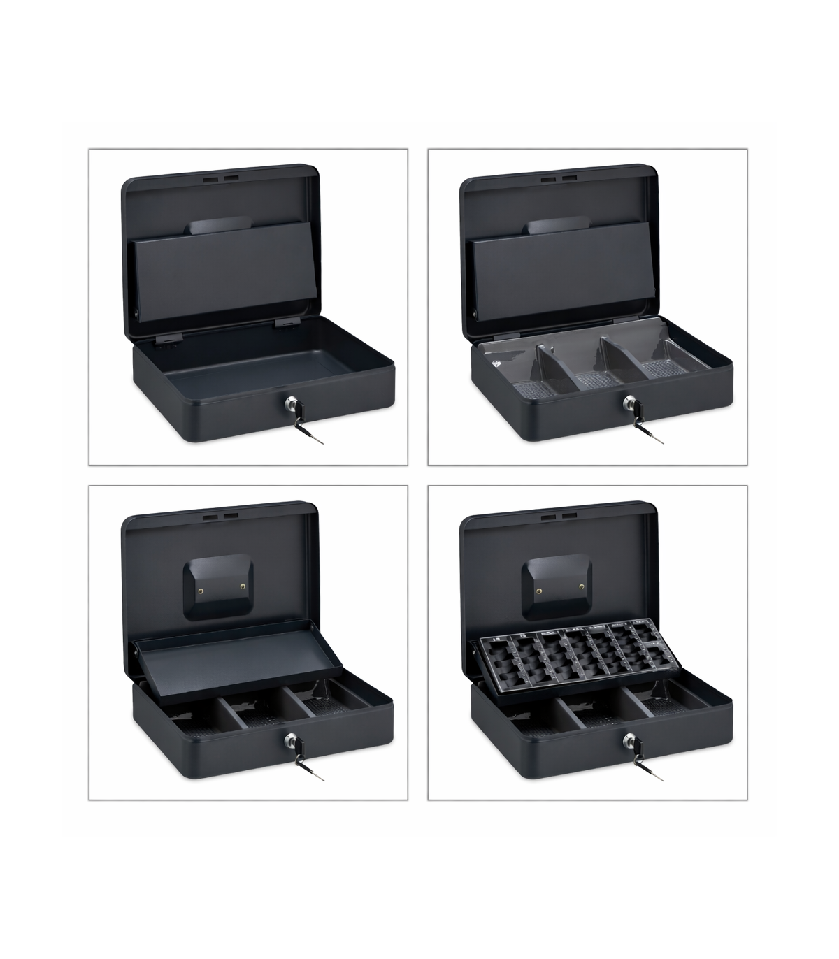 Caja de Caudales con Bandeja Contadora de Monedas/Billetes