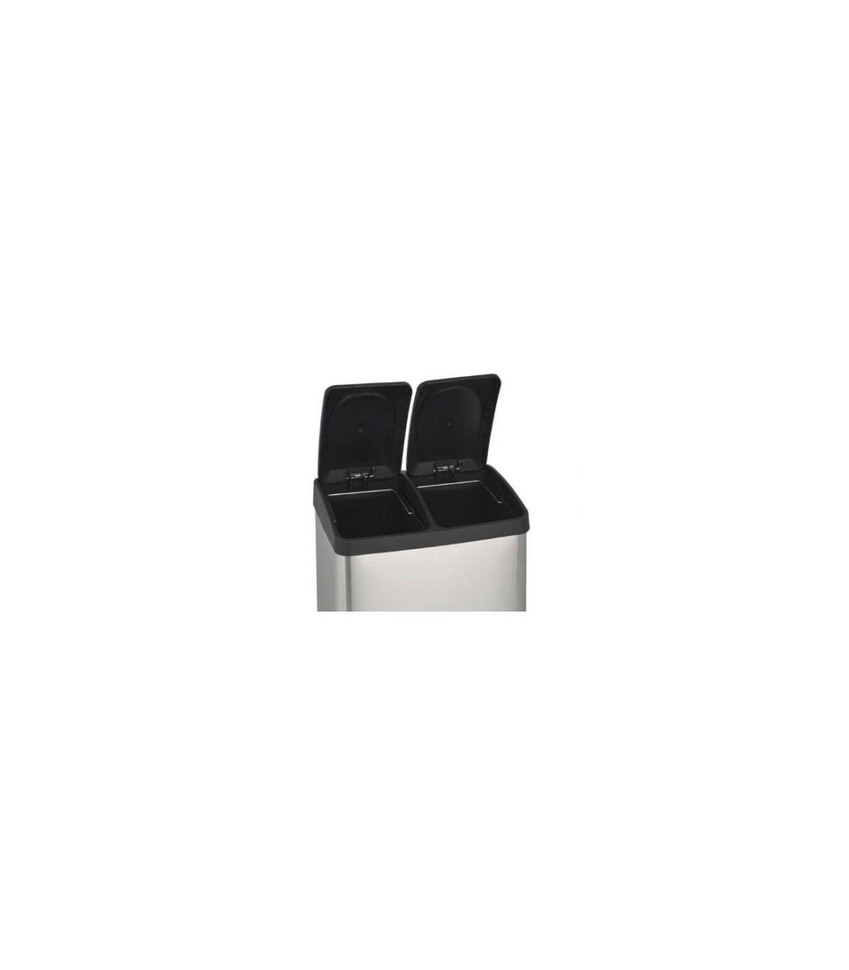 CUBO BASURA RECLICAJE ACERO INOX 3 COMPARTIMENTOS