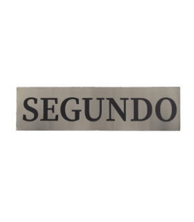 RÓTULOS ACERO INOX PLANTA (300X80MM)