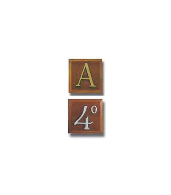RÓTULOS MADERA ABREVIADO (120X120MM)