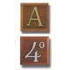 RÓTULOS MADERA ABREVIADO (120X120MM)