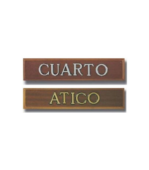 RÓTULOS MADERA PLANTA (350X80MM)