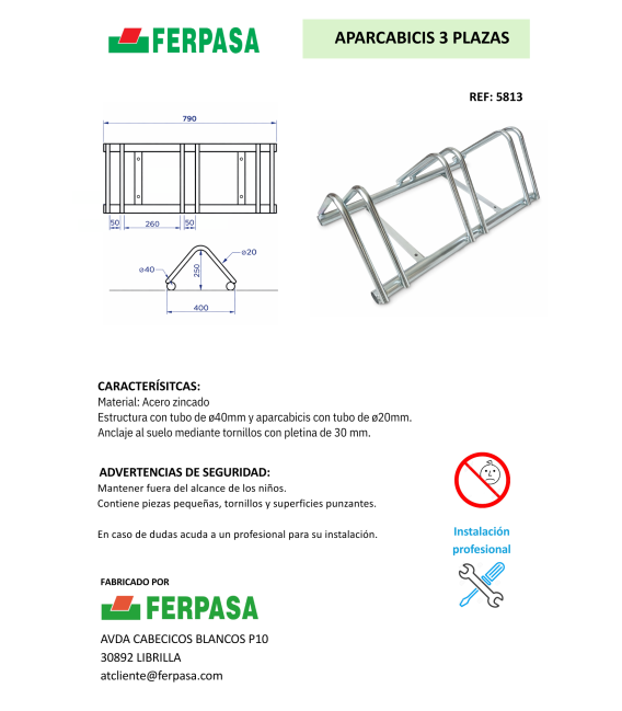 APARCABICIS AMPLIABLE