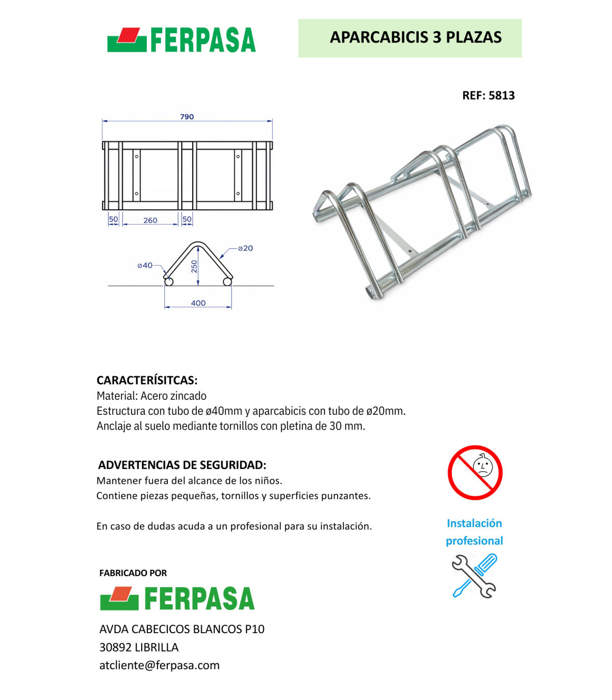 APARCABICIS AMPLIABLE