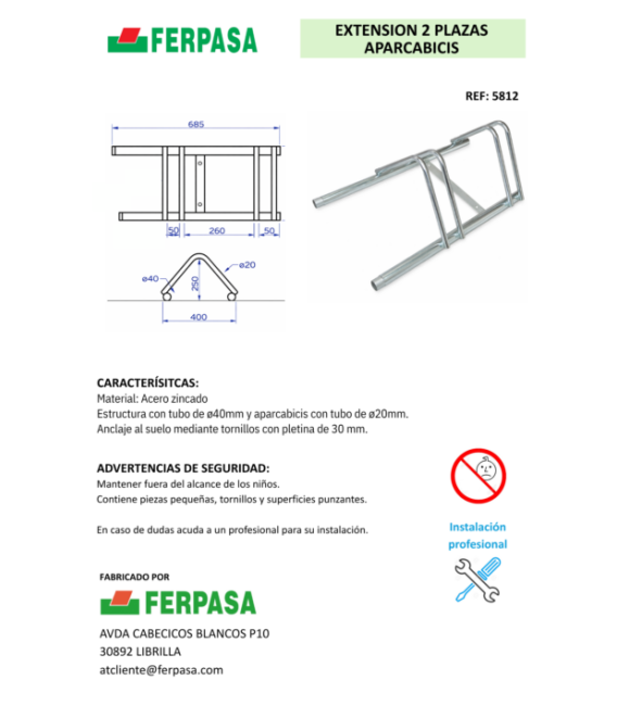 APARCABICIS AMPLIABLE