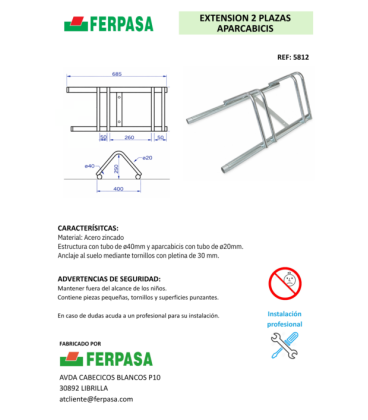 APARCABICIS AMPLIABLE