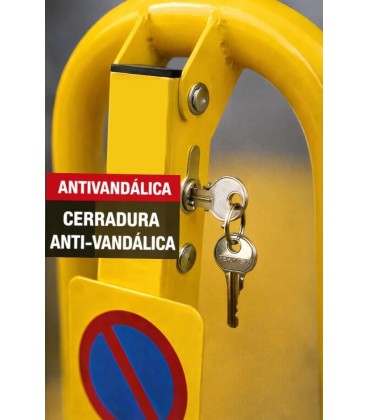 VALLA PARKING MOD AMARILLA C/CERR ANTIVANDÁLICA