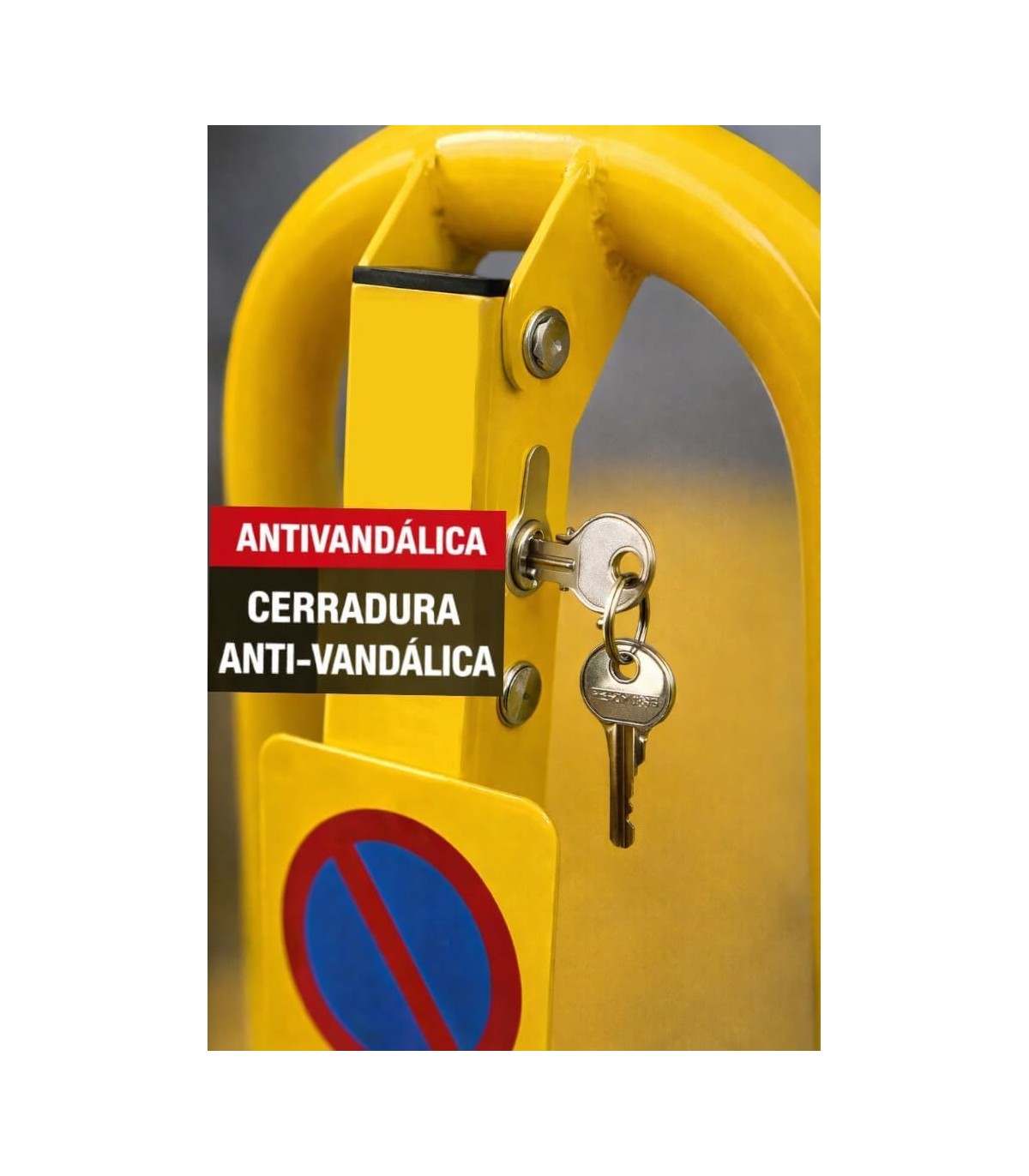 VALLA PARKING MOD AMARILLA C/CERR ANTIVANDÁLICA