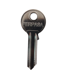Llave en bruto latón cilindro Europerfil serreta (Bolsa de 10 uds.)