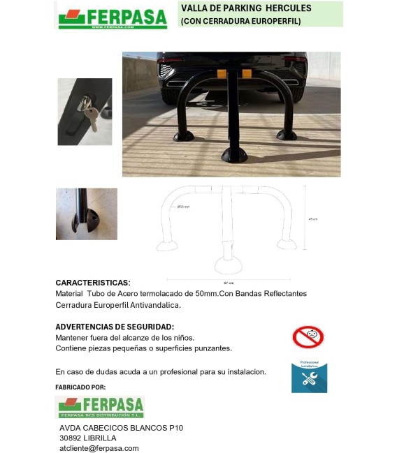 VALLA PARKING APARCAMIENTO