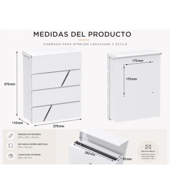 BUZÓN EXTERIOR MOD ALTEA