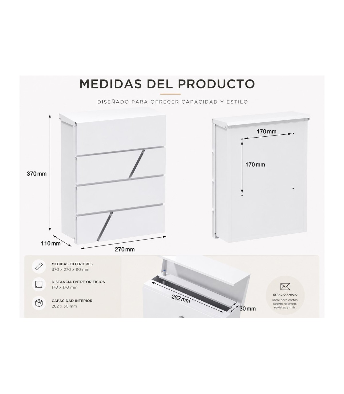 BUZÓN EXTERIOR MOD ALTEA