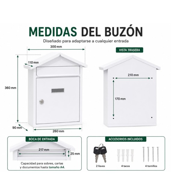 BUZÓN EXTERIOR MOD MARE
