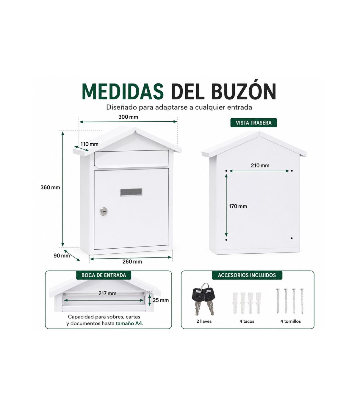BUZÓN EXTERIOR MOD MARE