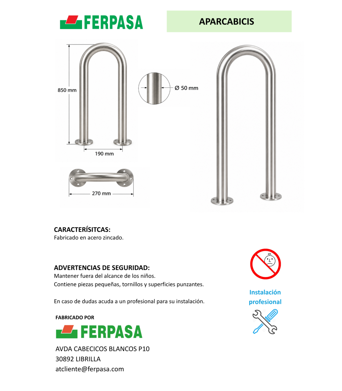 APARCABICIS VERTICAL
