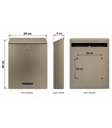 RECOGECARTAS SUPRA ACERO INOX