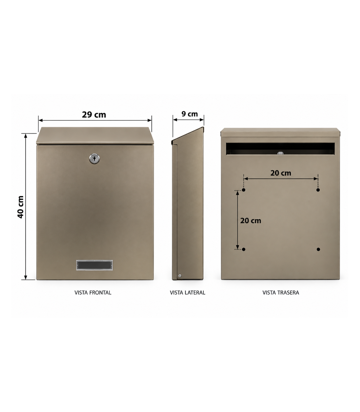 RECOGECARTAS SUPRA ACERO INOX