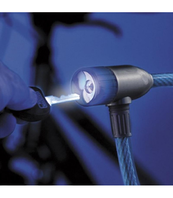 Candado Bici Con Luz y Llave 340 65 cm