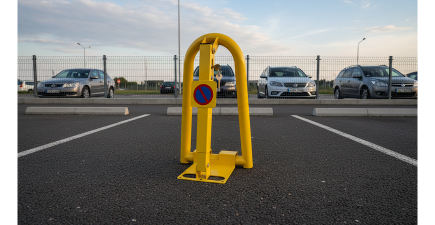 Nueva Valla de Parking con Cerradura Anti-Vandálica